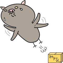 [LINEスタンプ] 飛べないコウモリ