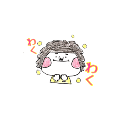 [LINEスタンプ] 天パ少女