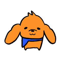 [LINEスタンプ] ミニわんこ