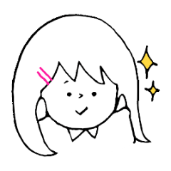 [LINEスタンプ] らくがきスタンプ~girls~の画像（メイン）