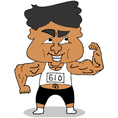 [LINEスタンプ] Let's go 610