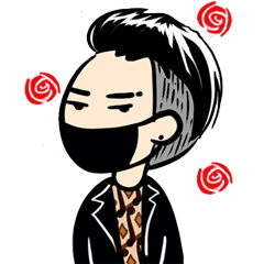 [LINEスタンプ] Batik Boy