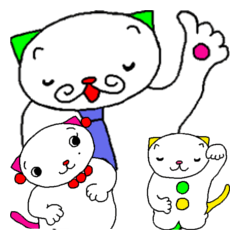 [LINEスタンプ] ひるねこ課長ルネと楽しい家族 第2弾