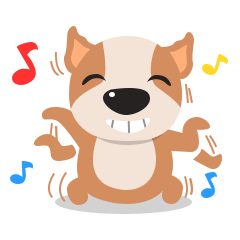 [LINEスタンプ] Brownie Bowow, the brown dog