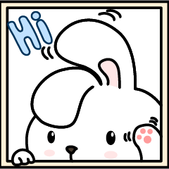 [LINEスタンプ] Chubby Rabbit1