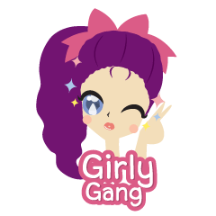 [LINEスタンプ] Cute Girly Gang