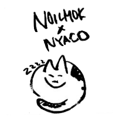 [LINEスタンプ] Nyaco by noilmok.の画像（メイン）