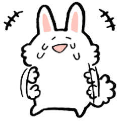 [LINEスタンプ] 使える！喜怒哀楽うさちゃん