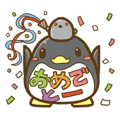 [LINEスタンプ] 腹ペンギン