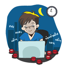 [LINEスタンプ] Mr.Tommy Graphic designer guy