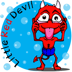 [LINEスタンプ] Little Red Devil