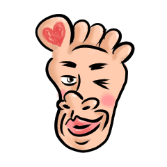 [LINEスタンプ] 足裏おじさん