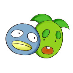 [LINEスタンプ] 不思議な青い生物たかのり