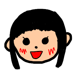 [LINEスタンプ] アユは、9才の女の子