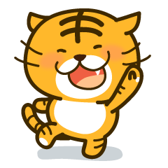 [LINEスタンプ] 小さなトラのとらっしー