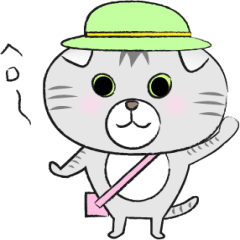 [LINEスタンプ] 関西猫ケイティスタンプの画像（メイン）