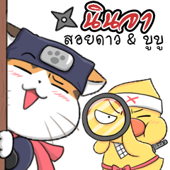 [LINEスタンプ] Soidow ＆ Bubu (Ninja)