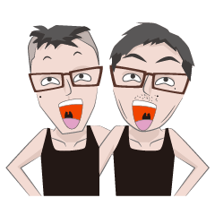 [LINEスタンプ] Gerger ＆ Deedee