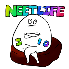 [LINEスタンプ] NEET LIFE