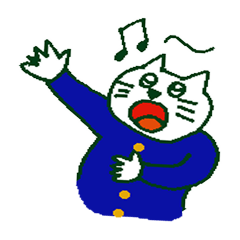 [LINEスタンプ] 猫の中学生