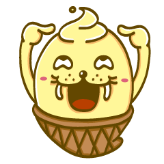 [LINEスタンプ] Vanilla Walrus