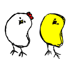 [LINEスタンプ] 鶏ガラさん