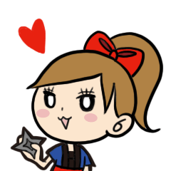 [LINEスタンプ] 甲賀流忍者ほしか