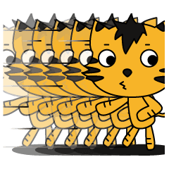[LINEスタンプ] 気ままにトラ男