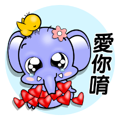 [LINEスタンプ] Little Girl JJ Chinese Daily Chat by OMS
