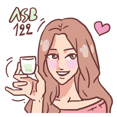 [LINEスタンプ] AsB - 122 Soju Friends (Comic Reaction)
