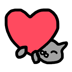 [LINEスタンプ] 灰色猫のしろやん