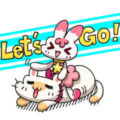 [LINEスタンプ] Egg kitty friends not normal Daily life