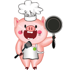 [LINEスタンプ] Shouty The Pig