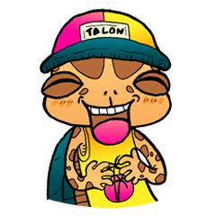 [LINEスタンプ] TALON Turtle