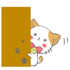 [LINEスタンプ] プチオシャにゃんこ