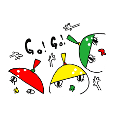 [LINEスタンプ] Odd Dude : Colorful Life