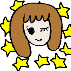 [LINEスタンプ] ひまわりちゃん。