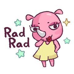 [LINEスタンプ] RadRad - You are No. 1 Rad