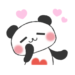 [LINEスタンプ] Heal it; and a panda