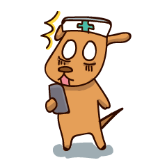 [LINEスタンプ] doctor Dog and two of nurses