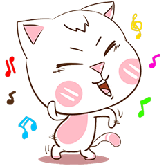 [LINEスタンプ] Ban-Yen : The pink cat. +の画像（メイン）