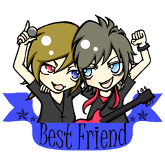 [LINEスタンプ] †V系バンドマンくんの日常＼アンコール！／