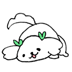 [LINEスタンプ] マルチーズのメロ