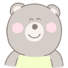 [LINEスタンプ] もふもふくまさん