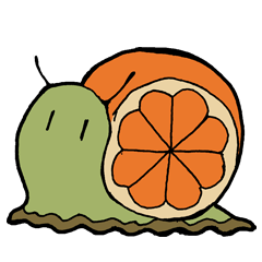 [LINEスタンプ] オレンジマイマイ