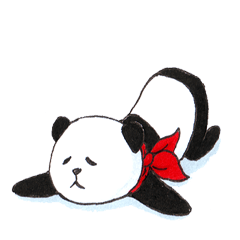 [LINEスタンプ] Banda the Lazy Panda