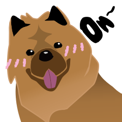 [LINEスタンプ] OnOn the dog