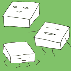 [LINEスタンプ] tofuくんの画像（メイン）