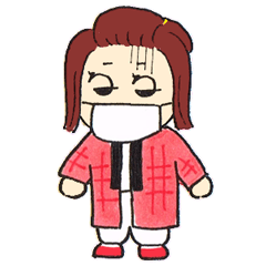 [LINEスタンプ] ねり子（らくがきバージョン）