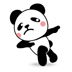 [LINEスタンプ] 熊猫くん